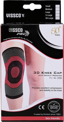 

Vissco Pro Knee, Calf & Thigh Support, Grey;black&red