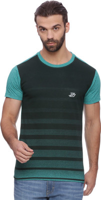 DIFFERENCE OF OPINION Printed Men Round Neck Green T-Shirt