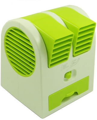 Cierie Mini portable Rechargable gtz 10 USB Fan Green Cierie Mobile Accessories