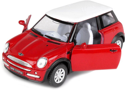 

Smiles Creation Kinsmart Die Cast Pull Back MIni Cooper Model Car Toy(Multicolor)