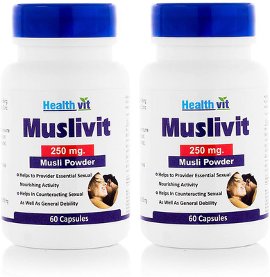 

HealthVit Muslivit 250 Mg 60 Capsules(Pack Of 2)(60 No)