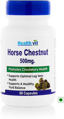

HealthVit Horse Chestnut 500mg 60 Capsules(60 No)