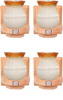 Somil Uplight Wall Lamp Without Bulb(Pack of 4)