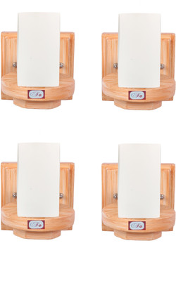 Somil Uplight Wall Lamp Without Bulb(Pack of 4)