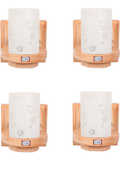 Somil Uplight Wall Lamp Without Bulb(Pack of 4)