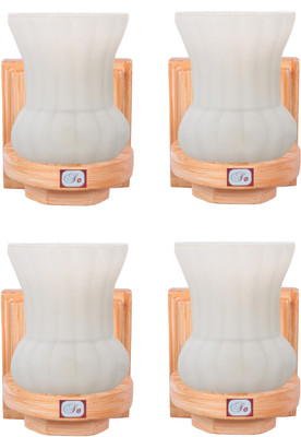 Somil Uplight Wall Lamp Without Bulb(Pack of 4)