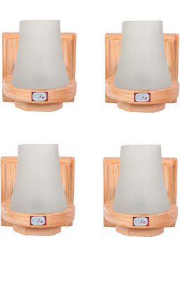 Somil Uplight Wall Lamp Without Bulb(Pack of 4)