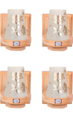 Somil Uplight Wall Lamp Without Bulb(Pack of 4)
