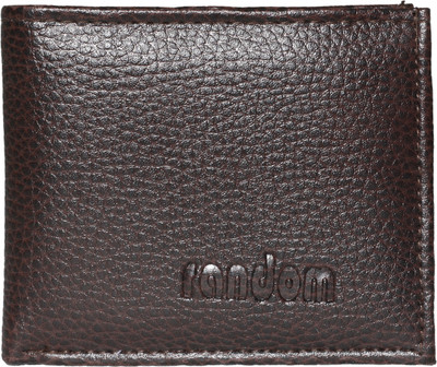 

Random Men Brown Artificial Leather Wallet(2 Card Slots)