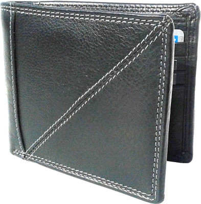 

NUKAICHAU Men Black Genuine Leather Wallet(8 Card Slots), Cobo blk 8b
