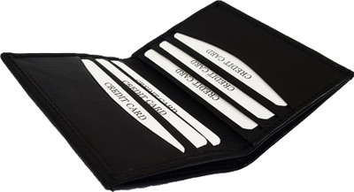 

Adamstone Men Black Genuine Leather Card Holder(6 Card Slots)