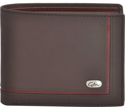 

Gentleman Men Brown Genuine Leather Wallet(8 Card Slots)