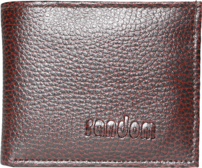 

Random Men Red Artificial Leather Wallet(2 Card Slots)