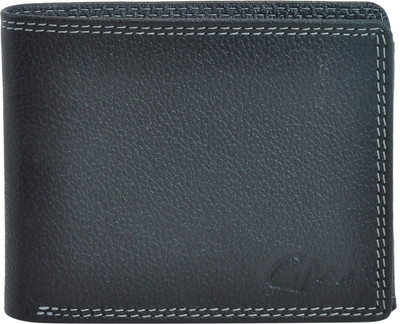 

Gentleman Men Black Genuine Leather Wallet(6 Card Slots)