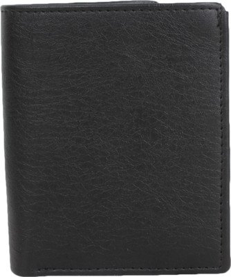 

Ayesha Fashions Boys Black Artificial Leather Wallet(10 Card Slots), Black-12