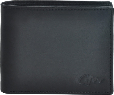 

Gentleman Men Black Genuine Leather Wallet(7 Card Slots)