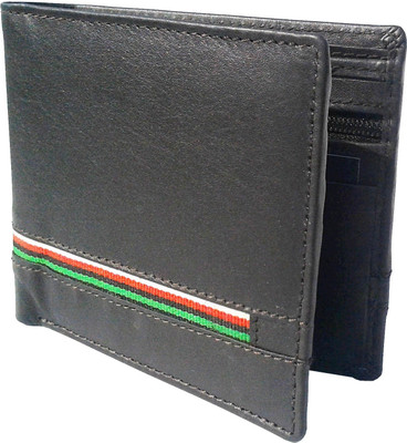 

NUKAICHAU Men Brown Genuine Leather Wallet(4 Card Slots), Cobo brn grn red 4