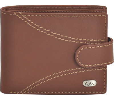 

Gentleman Men Tan Genuine Leather Wallet(8 Card Slots)