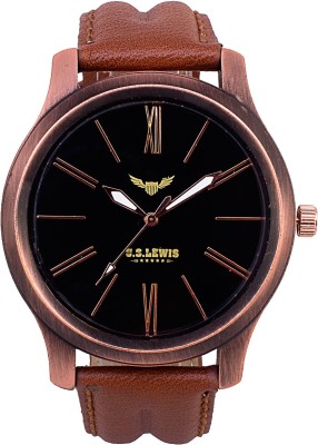 U.S. Lewis Classic Black Watch  - For Men   Watches  (U.S. Lewis)