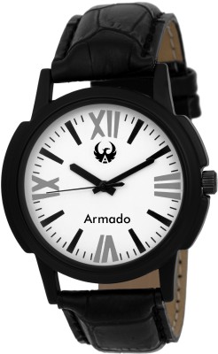 Armado AR-018 Formal Black And White Watch  - For Men   Watches  (Armado)