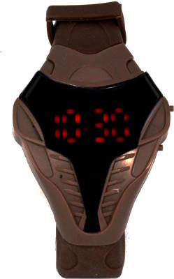 Stealodeal 2pc Brown Cobra Shape Led 2pc Brown Cobra Shape Led Watch  - For Boys & Girls   Watches  (Stealodeal)