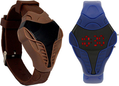 

Stealodeal Brown with Blue Cobra Shape Avenger|Combo of 2| Brown with Blue Cobra Shape Avenger|Combo of 2| Watch - For Boys & Girls