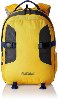 

American Tourister Buzz 05 Yellow 24 L Backpack(Yellow, Black)