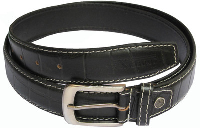 

eXcorio Men Formal Black Genuine Leather Belt