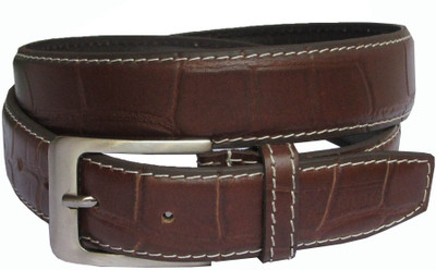 

eXcorio Men Formal Brown Genuine Leather Belt