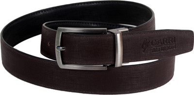 

Garri Men Casual, Party, Formal Brown, Black Artificial Leather Reversible Belt, Black;brown
