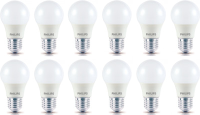 

Philips 2.7 W Round E27 LED Bulb(White, Pack of 12)