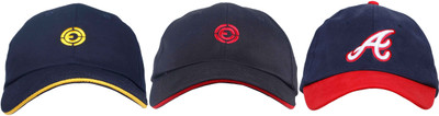 OJASS Embroidered Sports/Regular Cap Cap(Pack of 3)