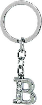 GCT Alphabet Letter B Metal Design-KC43 Key Chain(Silver)