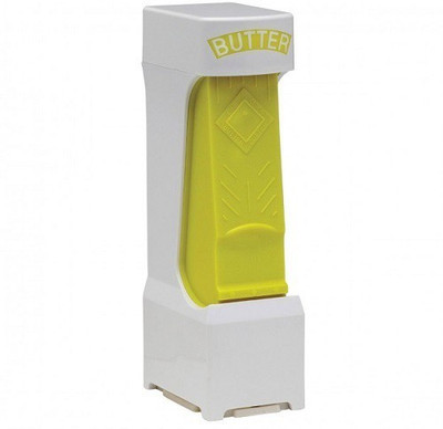 

Connectwide One Click Stick Butter Cutter with Stainless Steel Blade Chopper(One Click Stick Butter Cutter with Stainless Steel Blade), White;yellow