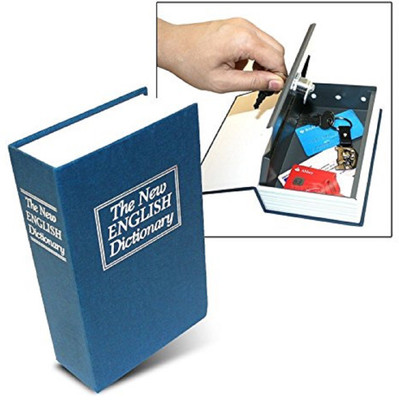 

Bruzone 1 Compartments Stainless Steel Cash Security Box(Blue)