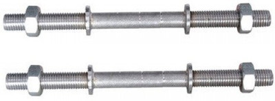 

KONEX 11 inch solid Steel Dumbbell Rod Bar With Screw. Adjustable Dumbbell(0.750 kg)