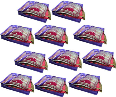 

Aadhya Multipurpose Non Woven Saree Cover pack of 11 a(Purple)