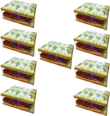 

Aadhya Multipurpose Floral Printed Saree Cover pack of 9 l(Multicolor)