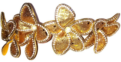 

shrungarika Fashionable Yellow Back Pin(Gold)
