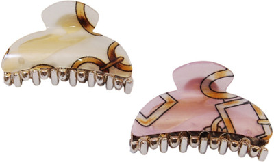 

FNB Combo of 2 Hair Clutcher for Women Hair Claw(Multicolor)