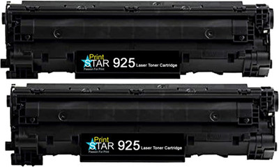 PrintStar 925 Black Toner Cartridge Pack of 2 Compatible for Canon Laser Shot LBP6018B, Canon imageCLASS MF3010 Black Ink Toner PrintStar Toners