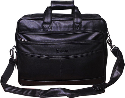 

Easies 15.6 inch Expandable Laptop Messenger Bag(Black)