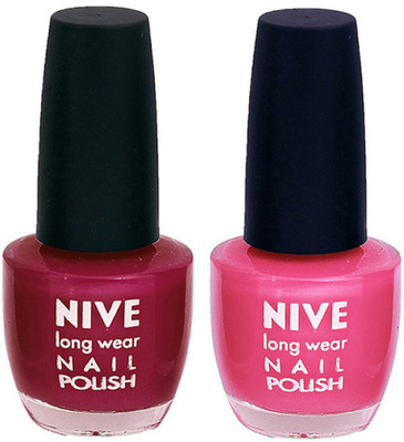 

Nive Colour Blast Nail Polish 1106201631 Pink(Pack of 2)