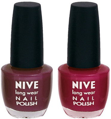 

Nive Colour Blast Nail Polish 1106201798 Purple,Pink(Pack of 2)