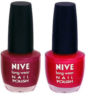 Nive Colour Blast Nail Polish 1106201620 Pink(Pack of 2)