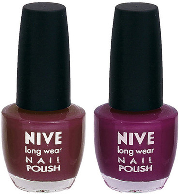 

Nive Colour Blast Nail Polish 1106201813 Purple(Pack of 2)
