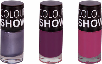

Barrym Nail Polish Purple, Pink, Grey(Pack of 3)