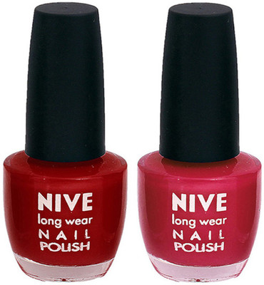 

Nive Colour Blast Nail Polish 1106201642 Pink(Pack of 2)