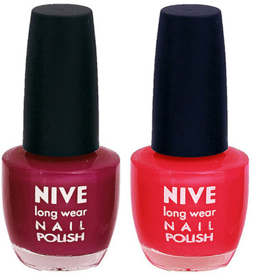 

Nive Colour Blast Nail Polish 1106201627 Pink(Pack of 2)