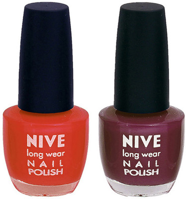 

Nive Colour Blast Nail Polish 1106201759 Brown,Purple(Pack of 2)